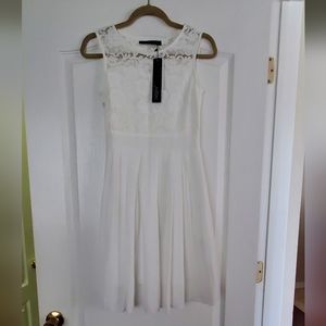 Chiffon and lace lined dress